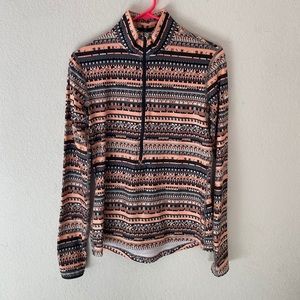 Multi color athletic pullover